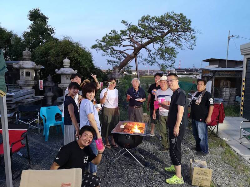 花火大会BBQの開催